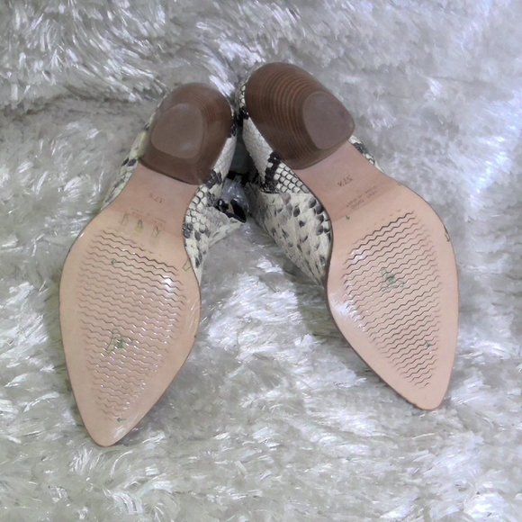 Snakeprint White Python Alberto Zago Ankle Booties - Picture 12 of 13